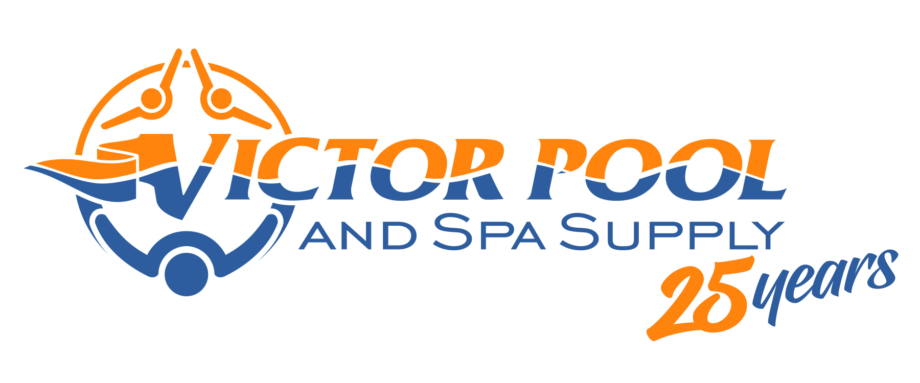 Victor Pool - 25 year logo (colour).png